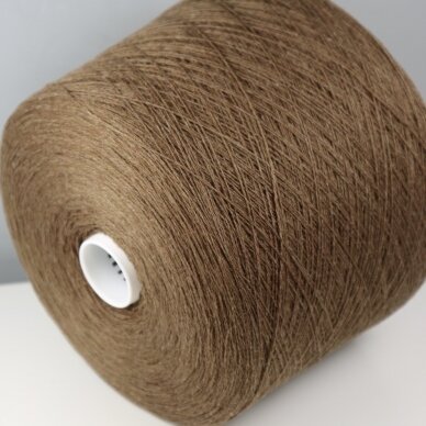 100% MERINO ėriukų vilna  / Kent 144 ruda tabako